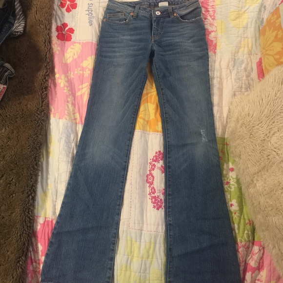 Volcom Denim - Women’s Blue Bootcut Jeans - Classic Mid Wash